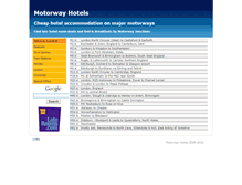 Tablet Screenshot of motorway-hotels.co.uk